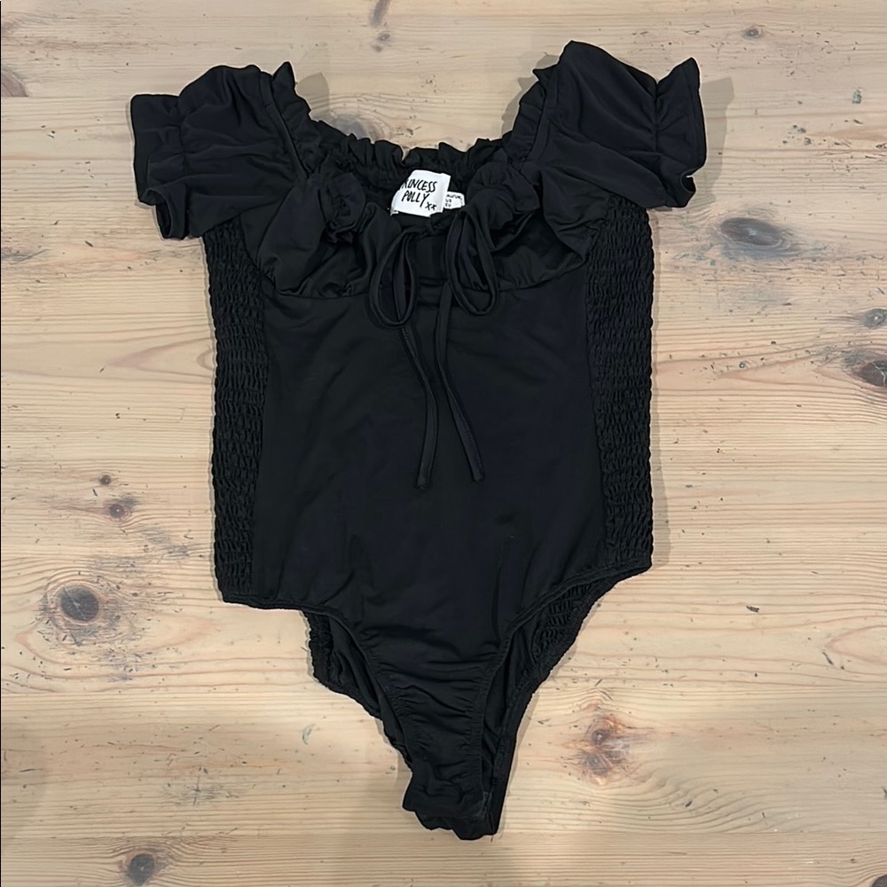 Black Princess Polly Black Bodysuit